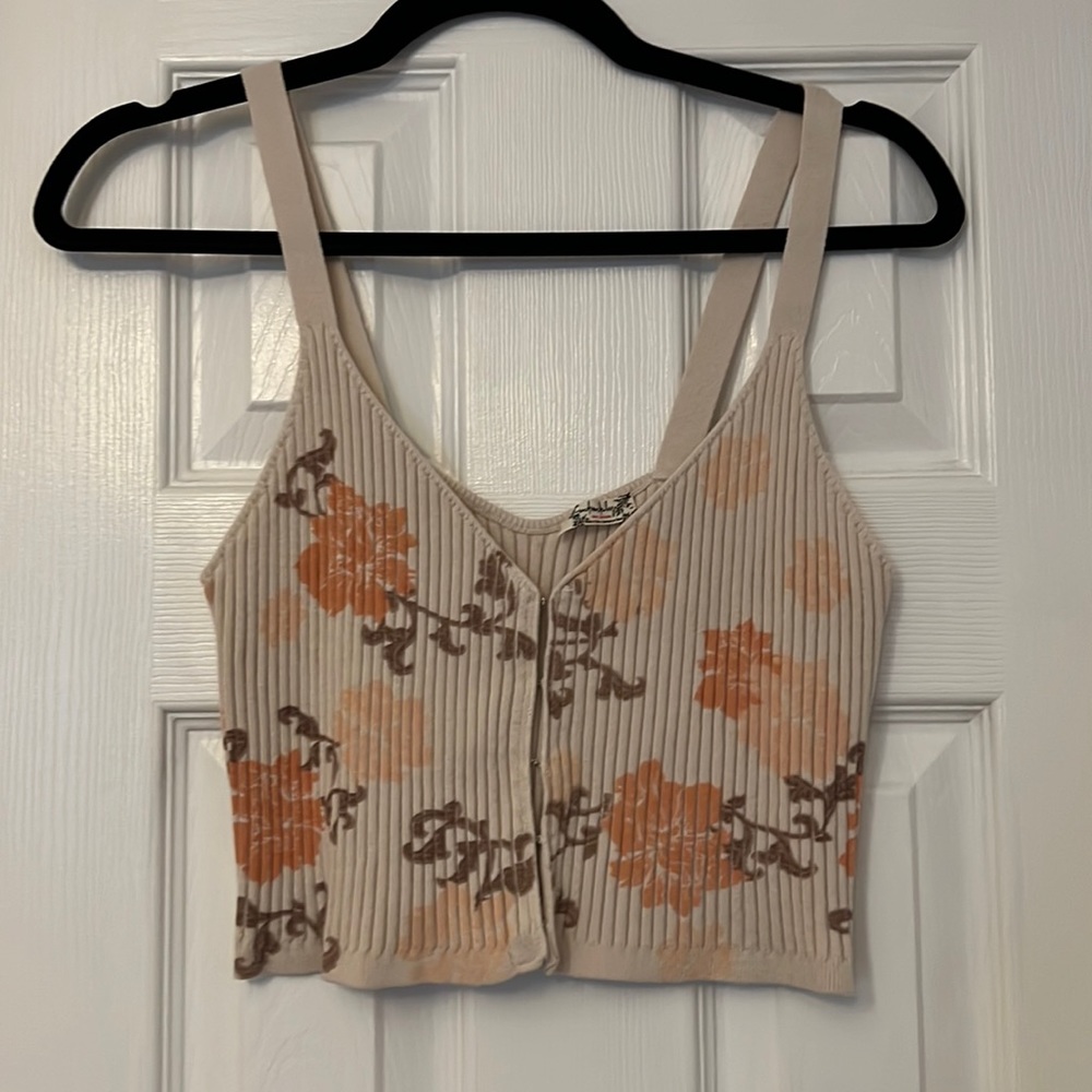 Free people hook it up swit crop cami - Picture 4 of 6